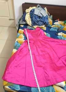 Vibrant Pink Ethnic Gown