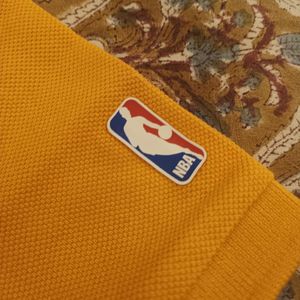 mango yellow NBA Los Angeles Graphic Tee