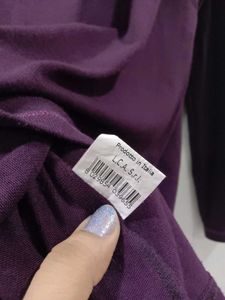 Purple Long Sleeve Top