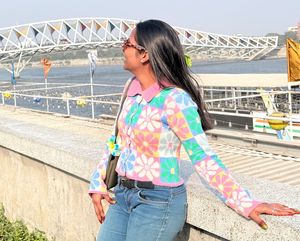 korean style Ganda knit joy cardigan