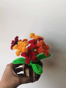 Cute Pipe Cleaner Potted Plant