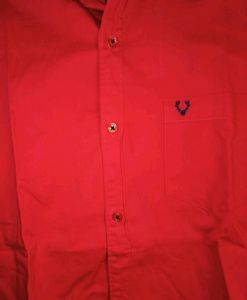 RED FULL SLEEVES SHIRT FOR MENS