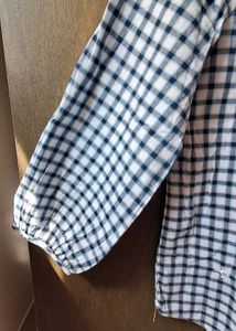 Checkered Long Sleeve Top