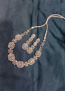 AD stone Necklace & Earring Set