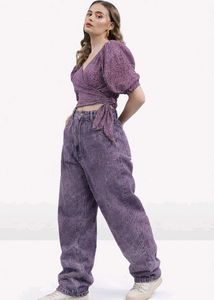 Levender croptop