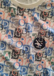 Cute Alphabet Print Top