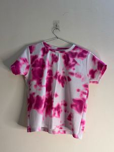 Vibrant Pink Tie-Dye T-Shirt
