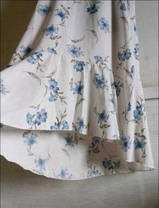 Floral Print High-Low Dress