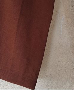 Elegant Brown Wide-Leg Trousers