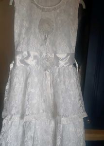 White Fairy Gown Dress For Girls
