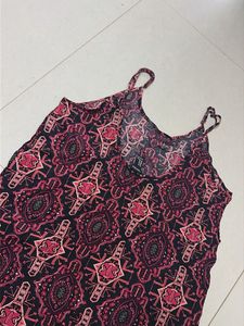 Bohemian Print Spaghetti Strap Tank Top
