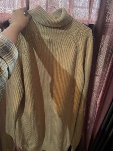 Sweater Dress With Fleece Leggings