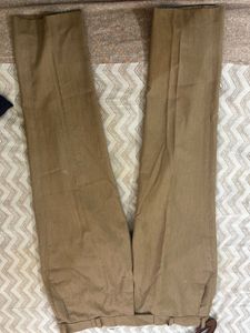 Men's Brown Formal Trousers