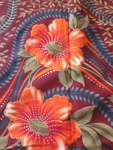 Floral Print Fabric sareee