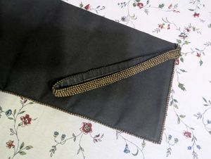 Embellished Black &amp; Gold Clutch