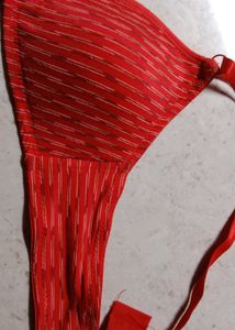 Red Striped Everyday Bra