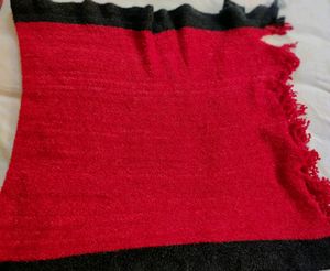 Warm Woollen Stole In maroon