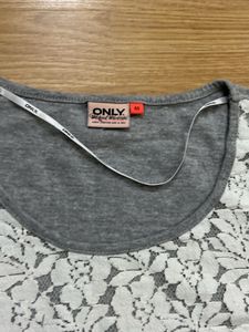 Only Lace Detail Tee