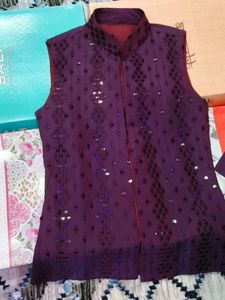 Men's Sequined Kurta Set 3pc