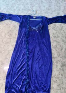 Elegant Blue Lingerie Set