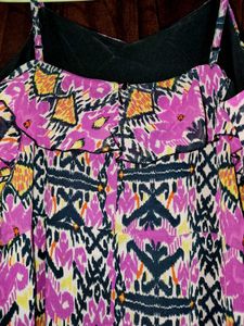 Bohemian Print Maxi Dress
