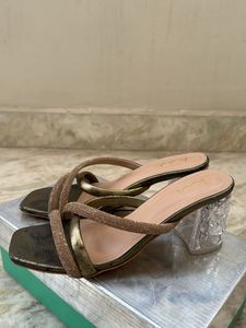 Elegant Heels with Embellished Straps