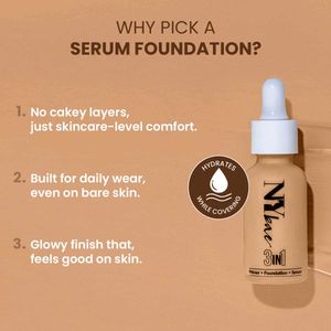 Nybae 3 in 1 Serum Foundation- Warm milk 09