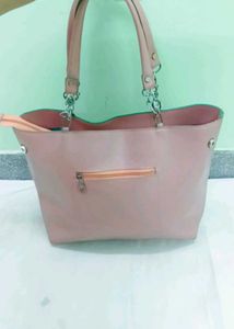 Cute Pink Smiley Face Tote Bag