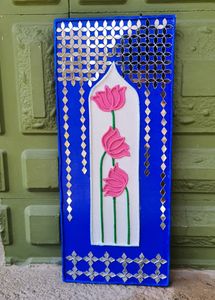 lotus lippan or mirror art work