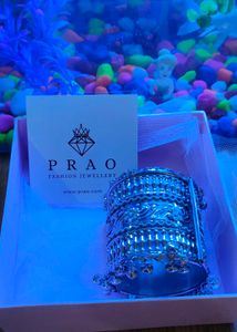 PRAO Silver Cuff Bracelet