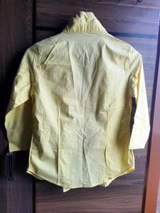 Yellow Allen Solly Shirt