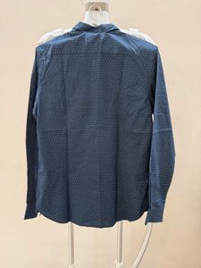 Men's Navy Polka Dot Shirt