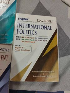 Lot of 5 Political Science Exam Notes M.A 1st year