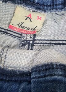 Blue Denim Shorts( one time wearing )