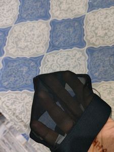 Men Black Transparent Thong