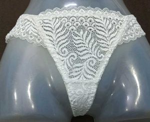 White Lace Thong Panty 🖤