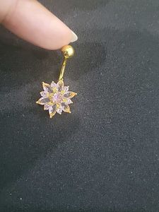 Flower Belly Ring