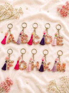 Handmade Alphabet resin keychains.💖
