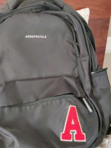 Aeropostale Black Backpack with "A" Patch
