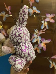 Dior Print Plush Bunny Toy