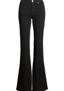 Black Bootcut Flare Jeans High Waist