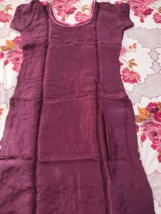 pure silk embroidered salwar suit
