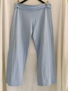 Light Blue Wide Leg Lounge Pants