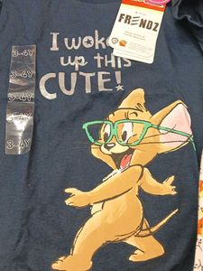 3-4 year Cute Tom &amp; Jerry Pajama Set