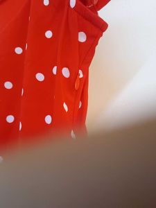 Red Polka Dot Mini Dress
