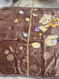 Cute Teddy Bear Baby Blanket