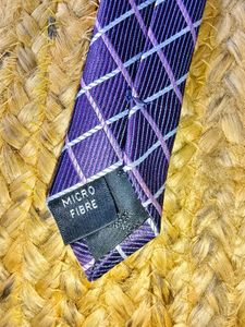 Classic Blue Plaid Men's Tie