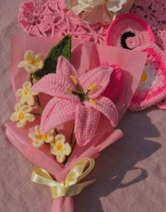 Crocheted Flower Bouquet