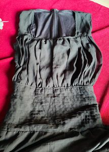 Party Wear Black Gown