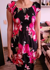 Floral Print Sundress stretchable